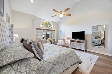 Luxurious townhome with stunning lagoon views overlooking the on Hampton Pointe Golf Course in South Carolina - for sale on GolfHomes.com, golf home, golf lot