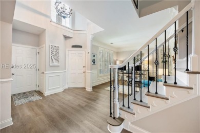 Luxurious townhome with stunning lagoon views overlooking the on Hampton Pointe Golf Course in South Carolina - for sale on GolfHomes.com, golf home, golf lot
