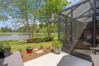 Luxurious townhome with stunning lagoon views overlooking the on Hampton Pointe Golf Course in South Carolina - for sale on GolfHomes.com, golf home, golf lot