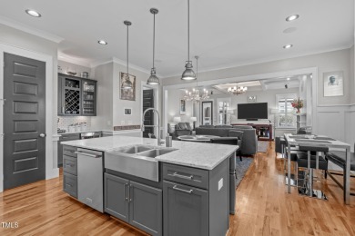Sophisticated and immaculately maintained, this 3,639 sq. ft on The Club At Twelve Oaks in North Carolina - for sale on GolfHomes.com, golf home, golf lot