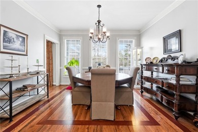 Welcome home to this charming Southern Living style home tucked on The Providence Club in Georgia - for sale on GolfHomes.com, golf home, golf lot