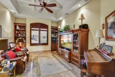 Experience luxury in this netzero, solar-powered on Superstition Mountain Club - Lost Gold in Arizona - for sale on GolfHomes.com, golf home, golf lot