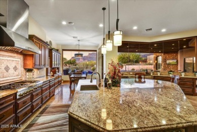 Experience luxury in this netzero, solar-powered on Superstition Mountain Club - Lost Gold in Arizona - for sale on GolfHomes.com, golf home, golf lot
