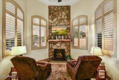 Experience luxury in this netzero, solar-powered on Superstition Mountain Club - Lost Gold in Arizona - for sale on GolfHomes.com, golf home, golf lot