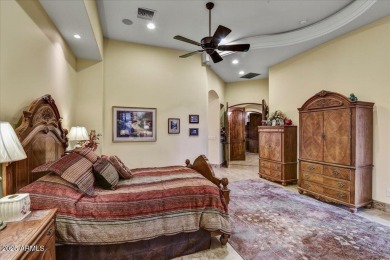 Experience luxury in this netzero, solar-powered on Superstition Mountain Club - Lost Gold in Arizona - for sale on GolfHomes.com, golf home, golf lot