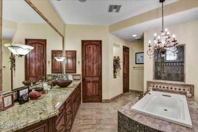 Experience luxury in this netzero, solar-powered on Superstition Mountain Club - Lost Gold in Arizona - for sale on GolfHomes.com, golf home, golf lot