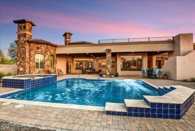 Experience luxury in this netzero, solar-powered on Superstition Mountain Club - Lost Gold in Arizona - for sale on GolfHomes.com, golf home, golf lot