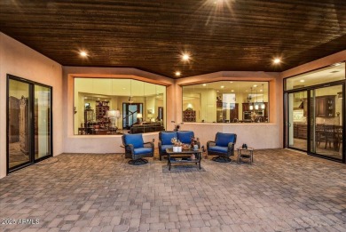 Experience luxury in this netzero, solar-powered on Superstition Mountain Club - Lost Gold in Arizona - for sale on GolfHomes.com, golf home, golf lot
