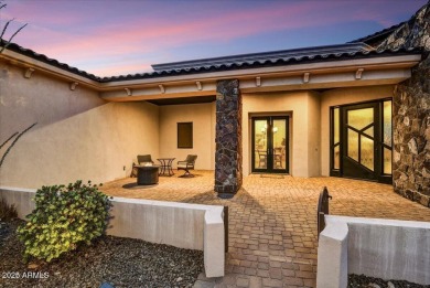 Experience luxury in this netzero, solar-powered on Superstition Mountain Club - Lost Gold in Arizona - for sale on GolfHomes.com, golf home, golf lot