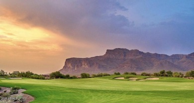 Experience luxury in this netzero, solar-powered on Superstition Mountain Club - Lost Gold in Arizona - for sale on GolfHomes.com, golf home, golf lot