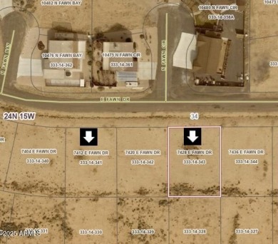 Motivated seller! Both properties--7428 E Fawn Dr 3812 (Parcel on Valle Vista Golf Course in Arizona - for sale on GolfHomes.com, golf home, golf lot