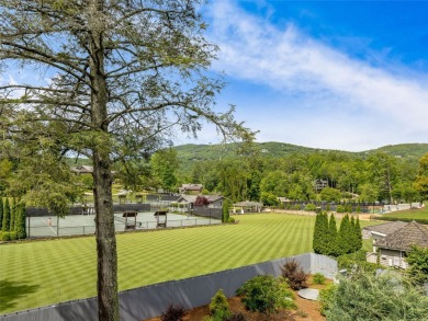 Just 26 paces to the croquet pitch, 52 to Court 1, a breezy on Lake Toxaway Country Club in North Carolina - for sale on GolfHomes.com, golf home, golf lot