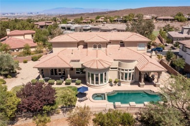 Wake up to panoramic golf course views at this custom home on Anthem Country Club in Nevada - for sale on GolfHomes.com, golf home, golf lot