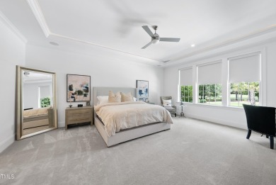 Experience luxury and lifestyle in this exceptional 5-bedroom, 5 on Hasentree Club in North Carolina - for sale on GolfHomes.com, golf home, golf lot