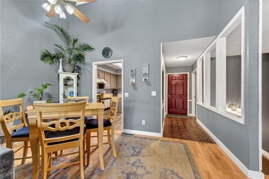 Discover this end-unit townhome with seasonal views of Lake on Bella Vista Country Club - Berksdale in Arkansas - for sale on GolfHomes.com, golf home, golf lot