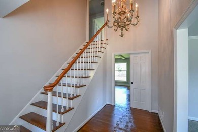 Beautiful brick and HardiePlank home located directly across on Chattahoochee Golf Course in Georgia - for sale on GolfHomes.com, golf home, golf lot