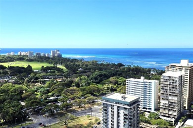 Welcome to Diamond Head Vista #3102 - perched high on the 31st on Ala Wai Golf Course in Hawaii - for sale on GolfHomes.com, golf home, golf lot