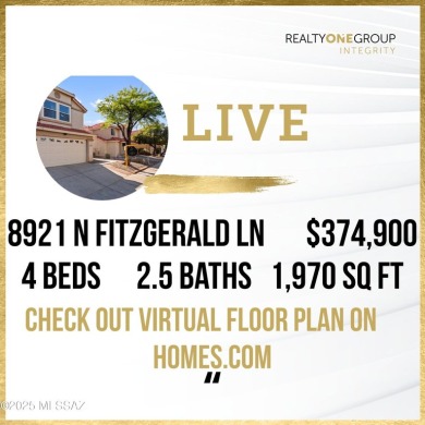 Welcome to this generously sized 4-bedroom, 2.5-bath home on Crooked Tree Golf Course in Arizona - for sale on GolfHomes.com, golf home, golf lot