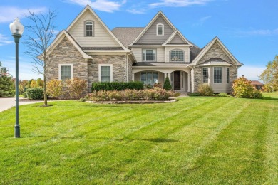 Discover this stunning custom-built home in the highly on Sand Creek Golf and Country Club  in Indiana - for sale on GolfHomes.com, golf home, golf lot