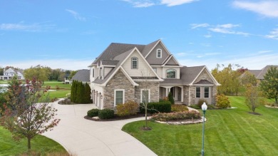 Discover this stunning custom-built home in the highly on Sand Creek Golf and Country Club  in Indiana - for sale on GolfHomes.com, golf home, golf lot