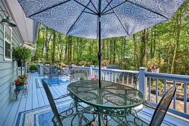 Lovely one story home with a beautiful level yard with mature on Wildcat Cliffs Country Club in North Carolina - for sale on GolfHomes.com, golf home, golf lot