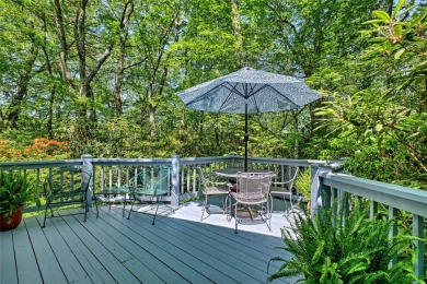 Lovely one story home with a beautiful level yard with mature on Wildcat Cliffs Country Club in North Carolina - for sale on GolfHomes.com, golf home, golf lot
