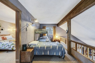 Relax at this Cozy Boho Chic Townhouse in SNOW RIDGE Village, a on Jack Frost National Golf Course in Pennsylvania - for sale on GolfHomes.com, golf home, golf lot