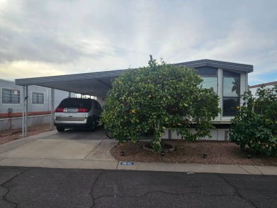 Open Floor Plan 1BD 1.5 Bath W/Huge Covered Carport & 2 Fruit on Viewpoint Golf Resort in Arizona - for sale on GolfHomes.com, golf home, golf lot