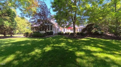 Welcome to an exceptional one-level estate nestled in the on Governors Club in North Carolina - for sale on GolfHomes.com, golf home, golf lot