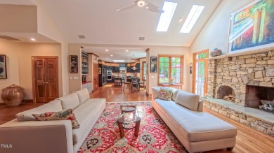 Welcome to an exceptional one-level estate nestled in the on Governors Club in North Carolina - for sale on GolfHomes.com, golf home, golf lot