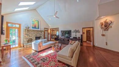 Welcome to an exceptional one-level estate nestled in the on Governors Club in North Carolina - for sale on GolfHomes.com, golf home, golf lot