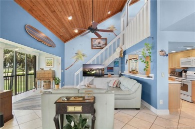 Gorgeous three bedroom three bath fully furnished unit offers a on Ocean Club At the Hutchinson Island Beach Resort in Florida - for sale on GolfHomes.com, golf home, golf lot