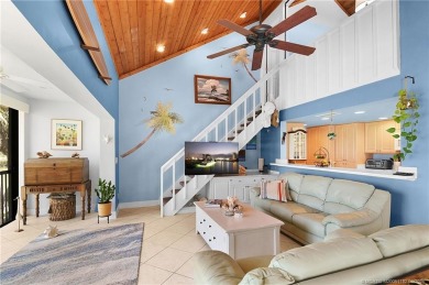 Gorgeous three bedroom three bath fully furnished unit offers a on Ocean Club At the Hutchinson Island Beach Resort in Florida - for sale on GolfHomes.com, golf home, golf lot