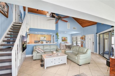 Gorgeous three bedroom three bath fully furnished unit offers a on Ocean Club At the Hutchinson Island Beach Resort in Florida - for sale on GolfHomes.com, golf home, golf lot