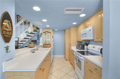 Gorgeous three bedroom three bath fully furnished unit offers a on Ocean Club At the Hutchinson Island Beach Resort in Florida - for sale on GolfHomes.com, golf home, golf lot