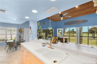 Gorgeous three bedroom three bath fully furnished unit offers a on Ocean Club At the Hutchinson Island Beach Resort in Florida - for sale on GolfHomes.com, golf home, golf lot