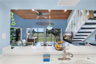 Gorgeous three bedroom three bath fully furnished unit offers a on Ocean Club At the Hutchinson Island Beach Resort in Florida - for sale on GolfHomes.com, golf home, golf lot