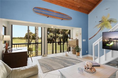 Gorgeous three bedroom three bath fully furnished unit offers a on Ocean Club At the Hutchinson Island Beach Resort in Florida - for sale on GolfHomes.com, golf home, golf lot