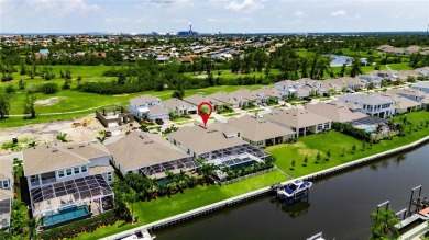 Under contract-accepting backup offers. 1028 Signet Drive on Apollo Beach Golf and Sea Club in Florida - for sale on GolfHomes.com, golf home, golf lot