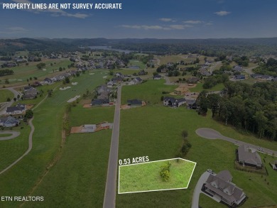 This half acre lot offers views of TN Nationals 13th and 14th on Tennessee National Golf Club in Tennessee - for sale on GolfHomes.com, golf home, golf lot
