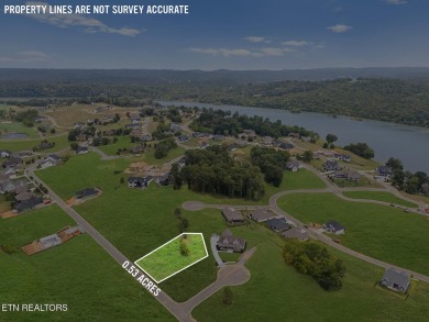 This half acre lot offers views of TN Nationals 13th and 14th on Tennessee National Golf Club in Tennessee - for sale on GolfHomes.com, golf home, golf lot