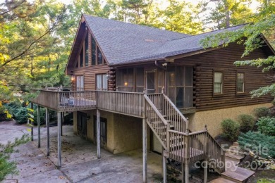 GOOD INCOME PRODUCING 3600 sq ft, 3 bedroom, 3 bath, log home in on Rumbling Bald Resort on Lake Lure in North Carolina - for sale on GolfHomes.com, golf home, golf lot