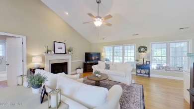 Nestled along the fairway in the gated, amenity-rich community on Harbour Point Golf Club in North Carolina - for sale on GolfHomes.com, golf home, golf lot