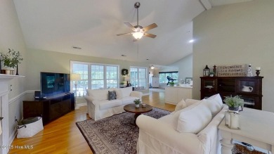 Nestled along the fairway in the gated, amenity-rich community on Harbour Point Golf Club in North Carolina - for sale on GolfHomes.com, golf home, golf lot