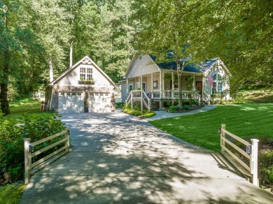 Step into serenity and style in this stunning craftsman-style on White Path Golf Club in Georgia - for sale on GolfHomes.com, golf home, golf lot