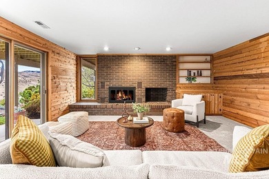 An original mid-century modern gem in the North Boise foothills on Crane Creek Country Club in Idaho - for sale on GolfHomes.com, golf home, golf lot