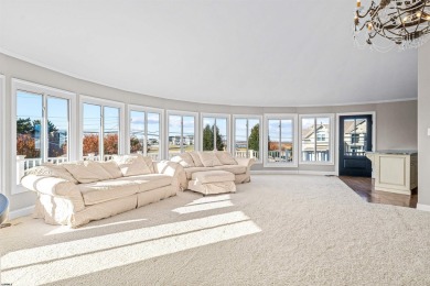 This stunning, one-of-a-kind custom home offers unparalleled Bay on The Links At Brigantine Beach in New Jersey - for sale on GolfHomes.com, golf home, golf lot