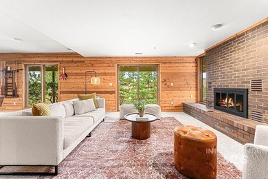 An original mid-century modern gem in the North Boise foothills on Crane Creek Country Club in Idaho - for sale on GolfHomes.com, golf home, golf lot