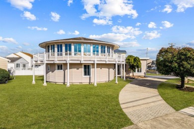 This stunning, one-of-a-kind custom home offers unparalleled Bay on The Links At Brigantine Beach in New Jersey - for sale on GolfHomes.com, golf home, golf lot