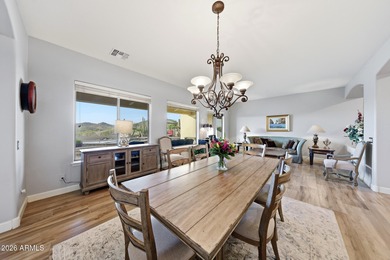 Experience elevated desert living in this exceptional TW Lewis on Estrella Mountain Ranch Golf Course in Arizona - for sale on GolfHomes.com, golf home, golf lot